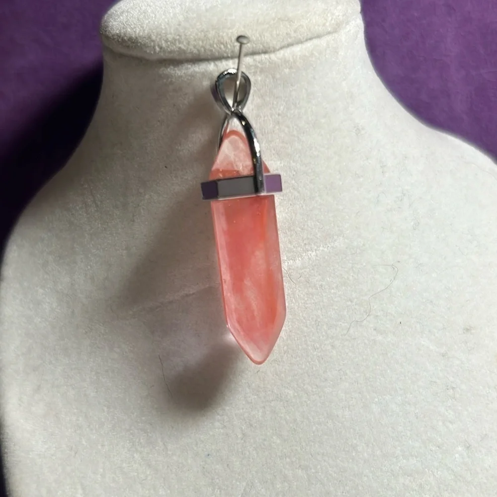 Cherry 🍒 Quartz Pendant